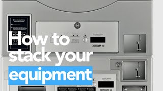 How to Stack Your Washer and Dryer and Install Stacking Kit  Crossover 20 by Wascomat [upl. by Anilrats]