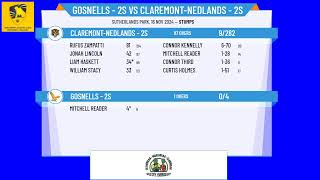 Gosnells  2s v ClaremontNedlands  2s [upl. by Hertberg]