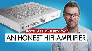 A GREAT AMPLIFIER to Get Started in HIFI  ROTEL A11 MKII Review [upl. by Ecnarolf]