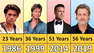 Brad Pitt Transformation 2023  From 1 To 59 Years Old [upl. by Ilat]