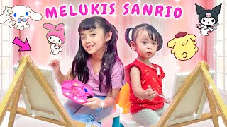 SAMANTHA DAN AUDREY MELUKIS SERBA SANRIO VIRAL KARAKTER MY MELODY CINNAMOROLL KUROMI [upl. by Nylahsoj]