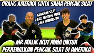 Mr Malik ikut MMA untuk Perkenalkan Pencak Silat di Amerika dua kali tanding menang ko semua [upl. by Tremann]