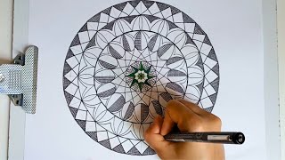 Mandala intuitiva para equilibrio e cura chakra cardiaco [upl. by Drice]