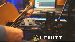 LEWITT LCT 1040  4 allanalog tube characteristics  Acoustic Guitar 4K [upl. by Norag198]