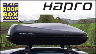 Hapro Roady 422 roof box  How to fit on steel roof bars [upl. by Simson627]