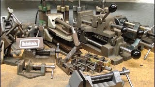 Drill Press Vises Galore Tips 441 tubalcain the hoarder [upl. by Persas]