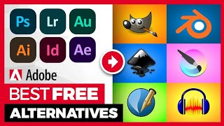 9 Free Adobe Creative cloud Alternative  Photoshop Alternate  Adobe Creative Alternative [upl. by Medora335]