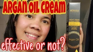 Revuele Argan Oil Night Cream Trial Review Filipina Life in Slovenia [upl. by Euphemie]