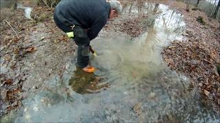 Unblocking a Culvert in the Woods AGAIN [upl. by Chiou]