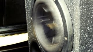 Pioneer 10quot subwoofer huge bass TSW2504SPL Custom build [upl. by Sly338]