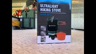 Campmaster Ultralight Hiking Stove Ultra Jet 3 [upl. by Lenej]