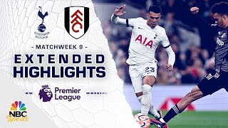 Tottenham Hotspur v Fulham  PREMIER LEAGUE HIGHLIGHTS  10232023  NBC Sports [upl. by Enelaj]