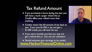 How Much Will My Tax Refund be in 2012 2013 [upl. by Allebram]