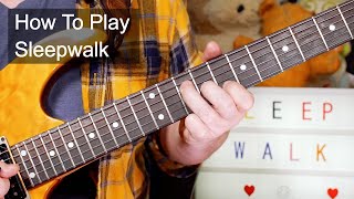 Sleepwalk Santo amp Johnny Guitar Lesson [upl. by Akinak]