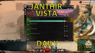 GW2  FastEasy View A Vista In Janthir Region Daily Wizards Vault [upl. by Putnam]