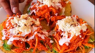 Tostadas de tinga de pollo [upl. by Trebron76]