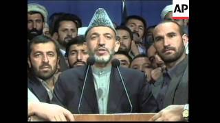 WRAP Adds vote count and reax to Karzai victory [upl. by Crescantia]