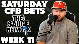 Saturday CFB Picks amp Predictions Week 11  College Football Picks With Kyle Kirms [upl. by Navoj751]