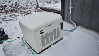 The New Cummins Generator Saved Us During the Snow Storm [upl. by Malvie]