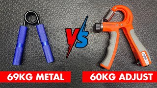 60KG Steel vs 60Kg Adjustable HAND GRIPPER  Which to buy [upl. by Edlyn]