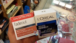 LOREAL White Perfect amp Fadeout Whitening Cream Review  Best For Even Tone Skin [upl. by Abdu383]