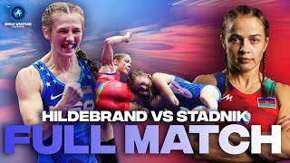 Mariya STADNIK AZE vs Sarah Ann HILDEBRANDT USA  Seniors World Championships 2023  14 [upl. by Alyks]