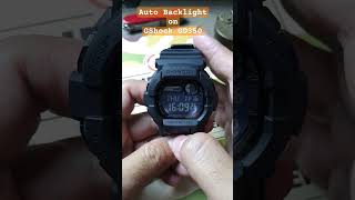 Activate and Deactivate Auto Backlight on Casio GShock GD350 shorts tips [upl. by Colombi]