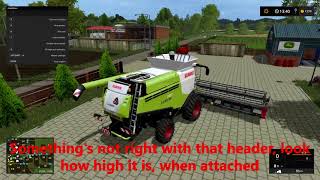 Farming Simulator 17 Timelapse 15 Polska Kraina  Wheat harvest and straw bales [upl. by Liagaba]