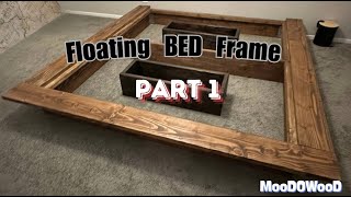 How To Build A Floating Bed DIY [upl. by Nynahs]