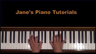 Five Foot Two Eyes of Blue Piano Solo version with SLOW Tutorial [upl. by Kenny]