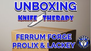 Unboxing the Brand New Ferrum Forge Prolix Folding Knife and Lackey fixed blade Merry Christmas 🎄 [upl. by Andonis883]