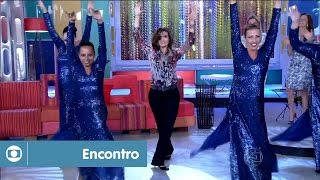 Fátima Bernardes dança no palco do Encontro [upl. by Sochor]