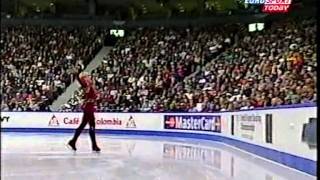 Evgeni Plushenko 2001 Worlds  SP Bolero  KampC russian Eurosport [upl. by Anoiuq593]