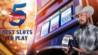 TOP 5 🎰 BEST SLOTS to play 😱 From a Slot Tech [upl. by Boigie295]