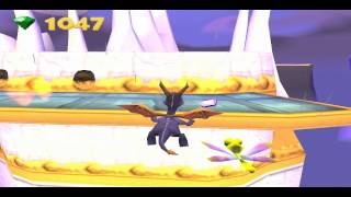 Spyro 3 HD 117 Part 9 Cloud Spires 44  Island Glide [upl. by Ylrbmik]