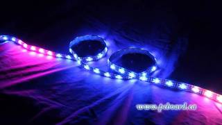 Digital Addressable RGB LED Flexible Strip HL1606 [upl. by Sheehan]