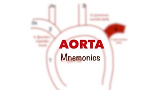 Anatomy Mnemonics Aorta’s branches shorts [upl. by Meedan]