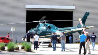 AW139 approach to Orlando Convention Center for HeliExpo 2011 3211 [upl. by Euhsoj428]