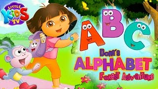 Dora the Explorer  ABC Nursery Rhymes COLLECT  Dora Alphabet Forest Adventure [upl. by Vinay]