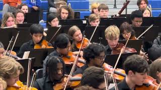 ILMEA District 1 Senior Honors Orchestra Polonaise from Eugene Onegin by Tchaikovsky [upl. by Maxy]