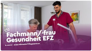 Fachmannfrau Gesundheit EFZ beim acasa Männedorf Pflegezentrum  Lehrstellenvideo  Yousty [upl. by Assenov]