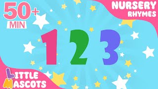 Count To 10  Color Song  more Little Mascots Nursery Rhymes amp Kids Songs [upl. by Windzer]