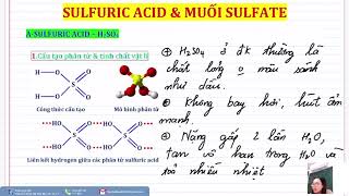 SULFURIC ACID MUOI SULFATE [upl. by Rodoeht782]