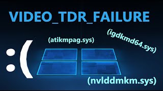 Как исправить ошибку VIDEOTDRFAILURE в Windows 1110 [upl. by Orth473]