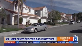 Home prices starting to fall in parts of Southern California [upl. by Bala]