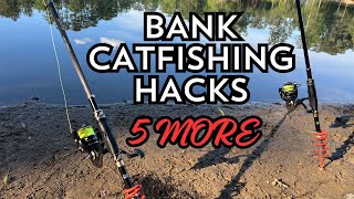 BEST 5 TIPS FOR CATFISHING FROM THE BANK [upl. by Phyllida718]