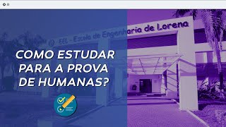 Como estudar para a prova de Humanas da Transferência Externa da USP [upl. by Rossi]