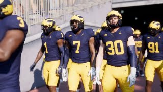 College Football 25  Michigan Wolverines Intro [upl. by Eimor921]