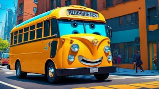 The Wheels on the Bus  Nursery Rhymes  Kids Songs  Fun and Learning [upl. by Eilraep4]