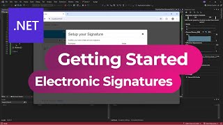 Getting Started Electronic and Digital Signatures Document Viewer and ServerTextControl in NET [upl. by Killoran]